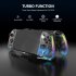 Handheld Grip Double Motor Vibration Built in 6 axis Gyro Joy pad Compatible For Nintendo Switch Game Accessories Transparent strip with light