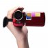 Handheld Home Digital Video Camera Camcorder DV 16x Digital Zoom HD 1080P Night Vision Recording Camera blue