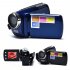 Handheld Home Digital Video Camera Camcorder DV 16x Digital Zoom HD 1080P Night Vision Recording Camera blue