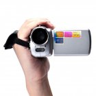 Handheld Home Digital Video Camera Camcorder DV 16x Digital Zoom HD 1080P Night Vision Recording Camera Silver grey