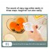 Handheld Kitchen Egg Beater Usb Charging Wireless Mini Electric Whisk Coffee Milk Mixer Black