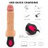 Handheld Massager Vibrator 10 Frequency Cordless Charging Quiet Waterproof Sex Tool Flesh
