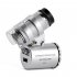 Handheld Microscope 60 Times Microscopic Magnifying Glasses With LED Light Amplifier For Jewelry Banknote Inspection Identification Antique Nephritoid HD Micros