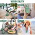 Handheld Mini Fan 3 Speed 180 Degree Rotating Rechargeable Portable Neck Fan For Travel Home Office School pink