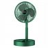 Handheld Mini Fan Usb Charging 3 speed Adjustable Telescopic Folding 2000mah Large Capacity Battery Electric Fan charging white