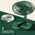 Handheld Mini Fan Usb Charging 3 speed Adjustable Telescopic Folding 2000mah Large Capacity Battery Electric Fan charging white