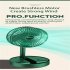 Handheld Mini Fan Usb Charging 3 speed Adjustable Telescopic Folding 2000mah Large Capacity Battery Electric Fan charging white
