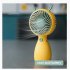 Handheld Mini Fan Usb Rechargeable Portable Lanyard Desktop Fan For Outdoor Camping Travel Hiking Long ears random color