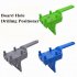 Handheld Pocket Self Centering Puncher Drill Locator Woodworking Puncher Guide blue