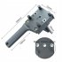 Handheld Pocket Self Centering Puncher Drill Locator Woodworking Puncher Guide gray