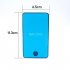 Handheld USB Rechargeable Cooling Fan Portable Mini Air Conditioner for Home Travel  sky blue