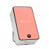 Handheld USB Rechargeable Cooling Fan Portable Mini Air Conditioner for Home Travel  Cute pink