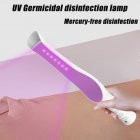 Handheld Uvc Disinfection Light Mini Portable LED Germicidal Lamp for Home Office Travel Pink