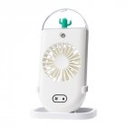 Handheld Water Spray Mist Fan USB Charging <span style='color:#F7840C'>Air</span> Cooling Mini Humidifier Fan for Student Outdoor white_Handheld spray fan