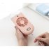 Handheld Water Spray Mist Fan USB Charging Air Cooling Mini Humidifier Fan for Student Outdoor white Handheld spray fan