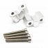 Handlebar Risers Height up Adapters for BMW F750GS 18 19 Motorbike Upgrade Accesssaries silver