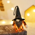Handmade Glowing Dwarf Faceless Doll Ornaments Plush Toys With Led Lights Layout Props Halloween Supplies X Y06 B