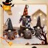 Handmade Glowing Dwarf Faceless Doll Ornaments Plush Toys With Led Lights Layout Props Halloween Supplies X Y06 B