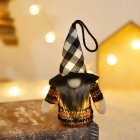 Handmade Glowing Dwarf Faceless Doll Ornaments Plush Toys With Led Lights Layout Props Halloween Supplies X-Y07 C
