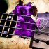Handmade Guitar Pick Transparent Exquisite DIY Guitar Pick Necklace Thickness 1 5mm Resin Metal 3 2 5 0 15cm Purple key