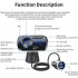Hands free Bluetooth Fm Transmitter Wireless Radio Adapter Car Kit Mp3  Player black