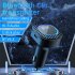 Handsfree Call Car Charger FM Transmitter With Light Dual USB Port Charger Mp3 Audio Music Stereo Adapter For All Smartphones C41 black