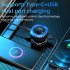 Handsfree Call Car Charger FM Transmitter With Light Dual USB Port Charger Mp3 Audio Music Stereo Adapter For All Smartphones C41 black
