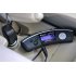 Handsfree Steering Wheel Mounted Bluetooth Car Receiver with Caller ID  MP3 Player  FM Transmitter is a Great All in One Vehicle Communication System 
