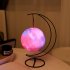 Hanging 3d Moon Lamp Color Changing Bedside Night Lights Decorative Ornament Colorful