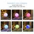 Hanging 3d Moon Lamp Color Changing Bedside Night Lights Decorative Ornament Colorful