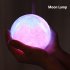 Hanging 3d Moon Lamp Color Changing Bedside Night Lights Decorative Ornament Colorful