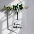 Hanging  Banner  Cloth Flag For Birthday Decoration Photo Props Party Ornaments Supplies 1 year old