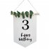 Hanging  Banner  Cloth Flag For Birthday Decoration Photo Props Party Ornaments Supplies 1 year old
