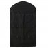Hanging Jewelry Organizer With 32 Pockets 18 Hook Non woven Fabric Black