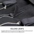 Hanging Jewelry Organizer With 32 Pockets 18 Hook Non woven Fabric Black