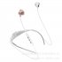 Hanging Neck Bluetooth Earphone X19C Wireless Sports Headphone Earbuds Silver