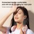 Hanging Neck Fan 3 Speed Low Noise Led Digital Display Hands Free Bladeless Wearable Sport Cooling Fan White