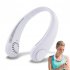 Hanging Neck Fan Portable Mini Bladeless Usb Rechargeable Fans Twistable Leafless Sports Air Cooling Machine white