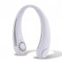 Hanging Neck Fan Portable Mini Bladeless Usb Rechargeable Fans Twistable Leafless Sports Air Cooling Machine white