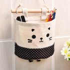 Hanging Storage Package Cute Pattern Single Pockets Storage Container Black and white dots