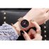 Hannah Martin Lady Fashionable Starry Sky Casual Wristwatch Round Dial Quartz Watch with PU Strap