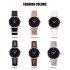 Hannah Martin Lady Fashionable Starry Sky Casual Wristwatch Round Dial Quartz Watch with PU Strap
