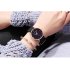 Hannah Martin Lady Fashionable Starry Sky Casual Wristwatch Round Dial Quartz Watch with PU Strap