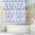 Haperlare 2PCS Window Tiers Waterproof Polyester Starfish Print Small Window Curtains Set For Kitchen  Living Room  etc