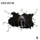Happy Halloween Wall Floor Decal Horror Silence Wall Stickers Skull Sticker Car Window Home Decor Decal Party Decoration 40 30cm