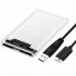 Hard Disk Drive 2 5  USB 3 0 HDD External Hard Drive Enclosure SSD Supports UASP 