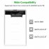 Hard Disk Drive 2 5  USB 3 0 HDD External Hard Drive Enclosure SSD Supports UASP 