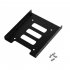 Hard  Drive  Tray Metal 2 5 inch To 3 5 inch SSD Hard Drive Metal Mounting Adapter Bracket Black