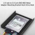 Hard  Drive  Tray Metal 2 5 inch To 3 5 inch SSD Hard Drive Metal Mounting Adapter Bracket Black