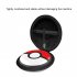 Hard EVA Case Protective Cover Sleeve 360 Degree Zipper Design With Hand Strap Compatible For Pok  mon GO Plus  Virtual Pet Machine red